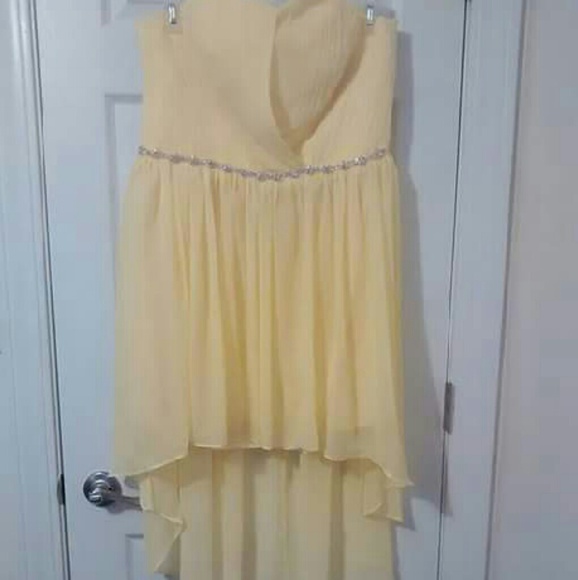 Strapless chiffon dress - Picture 1 of 2