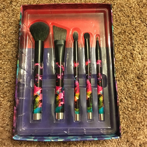 5 piece makeup brush set