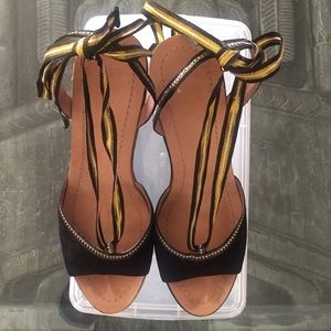 BELLE BY SIGERSON MORRISON wrap around ankle wedge