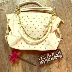 GLAM Charming Charlie Gwen Rhinestone Shoulder Bag