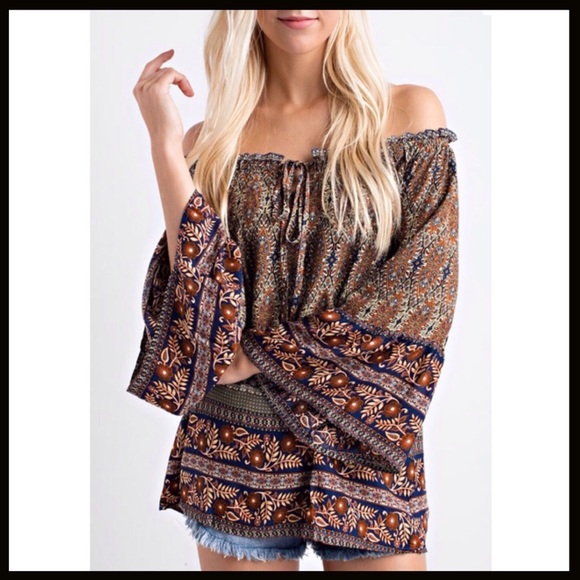 SOLD OUT‼️BOHO BELL SLEEVE - Picture 3 of 4