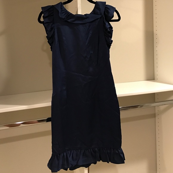 NWT Anthropologie Navy blue dress