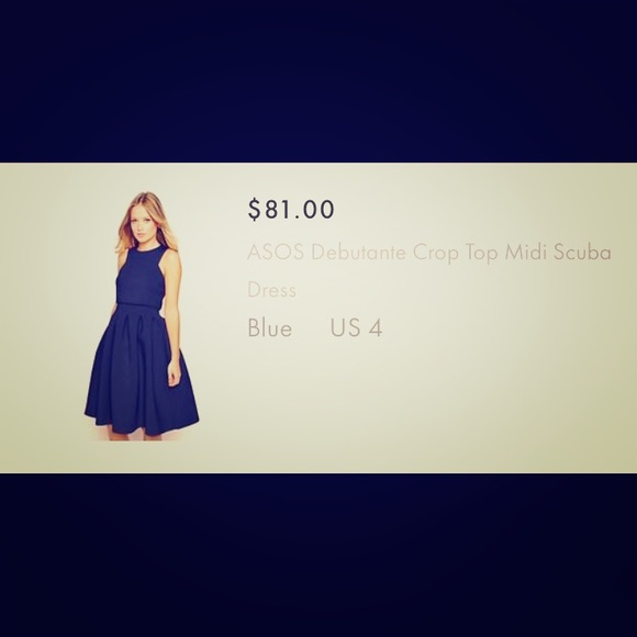 Beautiful navy dress size 4US