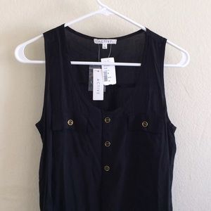 Black tank top