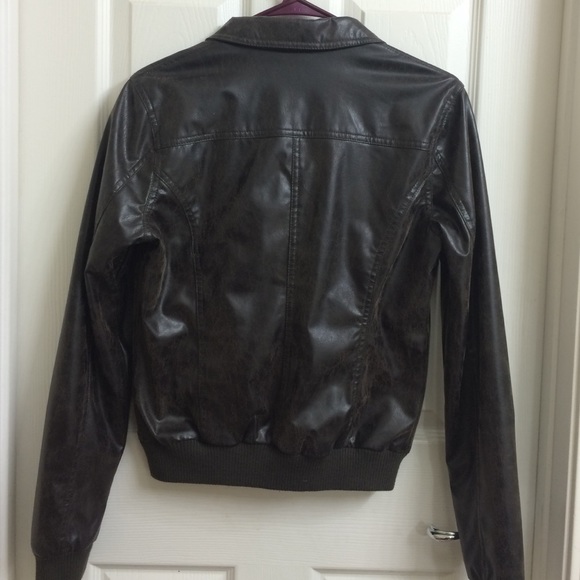 Obey faux leather jacket - Picture 3 of 3