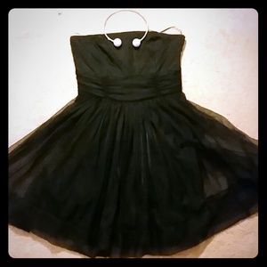 H&M strapless chiffon dress new
