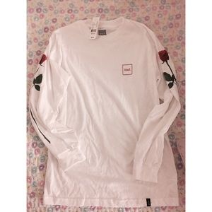 Huf white long sleeve shirt