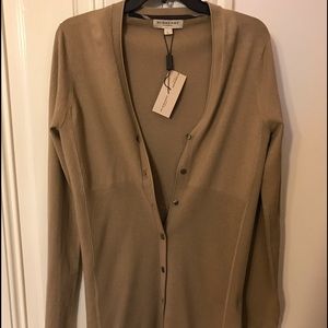 Burberry cashmere cardigan size L women