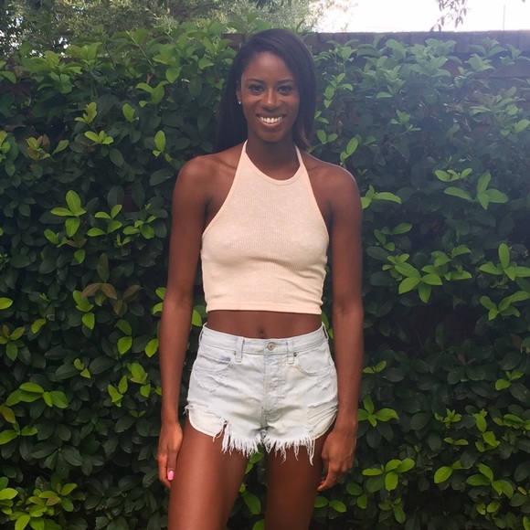 Tops - Classic Halter Crop Top