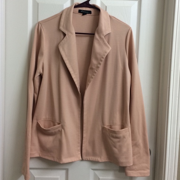 Forever 21 peach cotton blazer jacket - Picture 1 of 3
