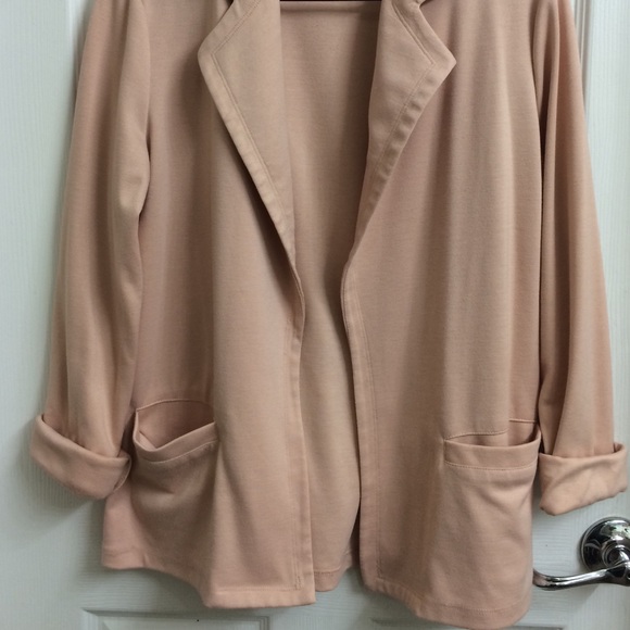 Forever 21 peach cotton blazer jacket - Picture 3 of 3