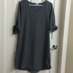 Grey slip on dress