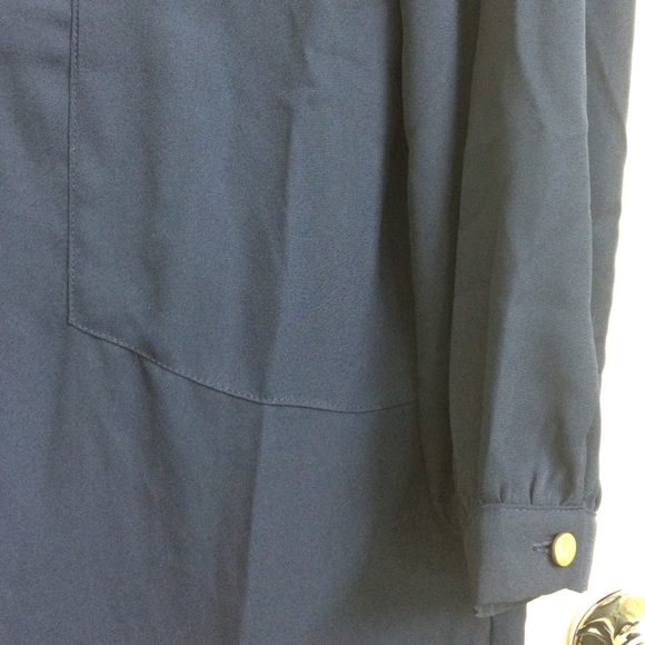 Dark blue slip on dress - Picture 3 of 4