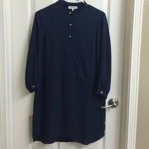 Dark blue slip on dress