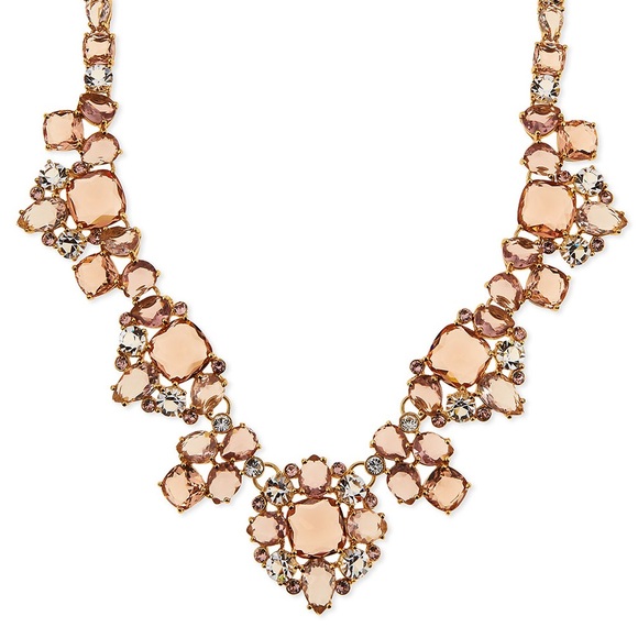 ISO "Make Me Blush" Crystal Statement Necklace