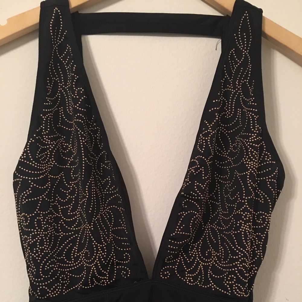 🍍Only ONE left 🍍Last Night Studded Bodysuit - Picture 3 of 4