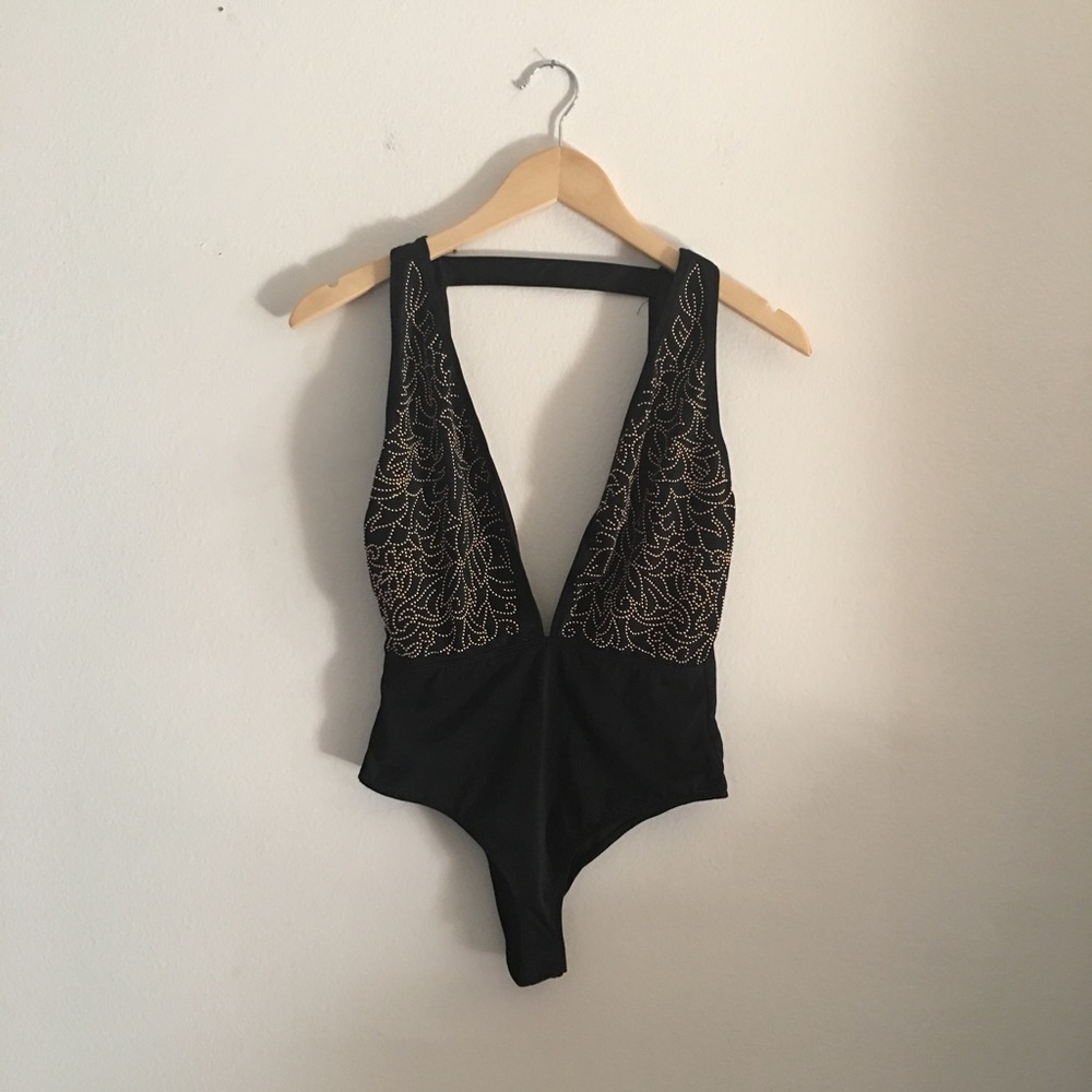 🍍Only ONE left 🍍Last Night Studded Bodysuit - Picture 4 of 4