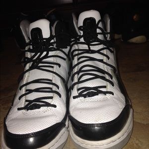 Nike Air Jordan Size 9 Black/White/Grey High Top