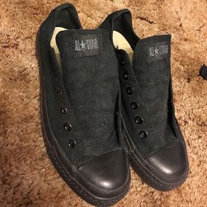 All black converse