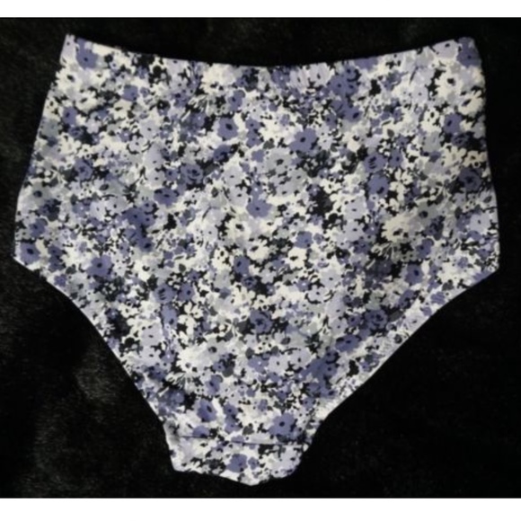 Sheridyn Swim High Waisted Blue Floral Bikini - Picture 3 of 3