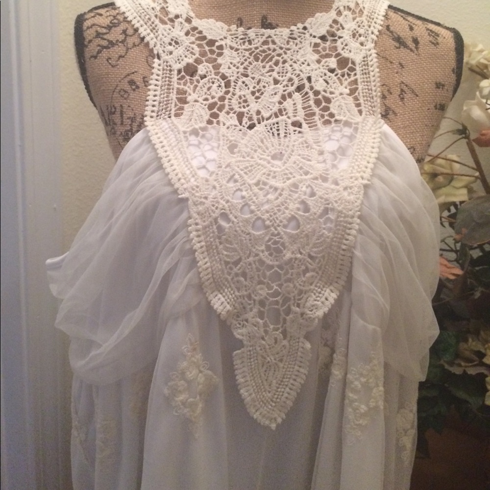 Shirt with beautiful stitching work.