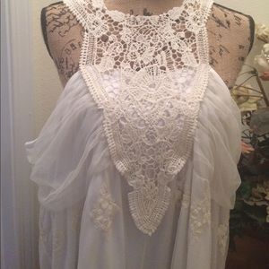 Shirt with beautiful stitching work.