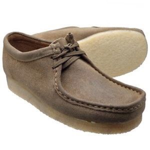 Brown Clarks Wallabees Men