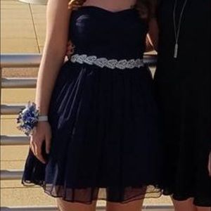 Navy blue hoco/prom/formal dress