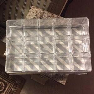 Brand new 15 compartment cosmetic organizer