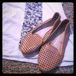 Restricted nude flats size 7.5