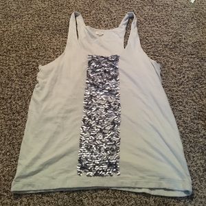 J. Crew sequin tank size small