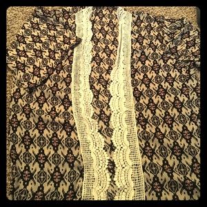 Lightweight semi sheer cardigan size s/m