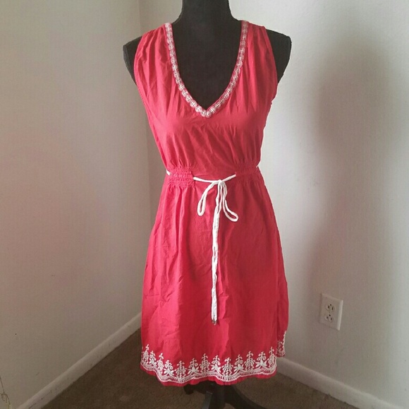Red Hippy Dress