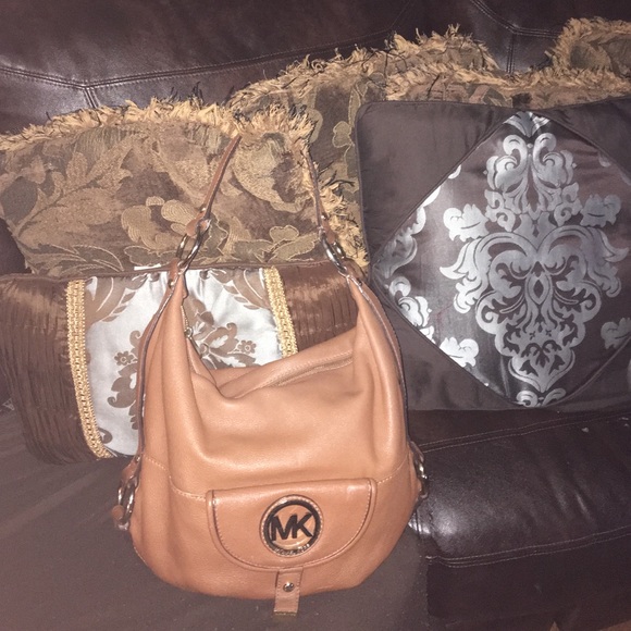 MK soft leather Fulton larger hobo bag