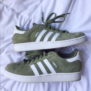 Green Adidas Campus Sneaker
