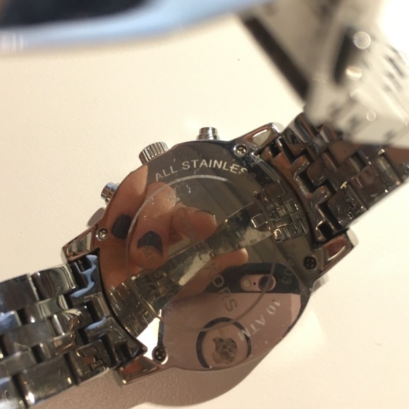 Michael Kors Opal Face Watch - Silver Chrono