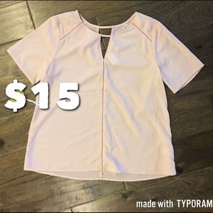Charming Charlie Blush Blouse
