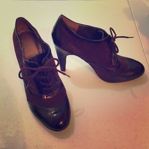 Bandolino brown lace-up pumps Sz 8.5