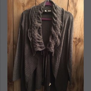 MOTH.......Grey  Wool Sweater ..Size M