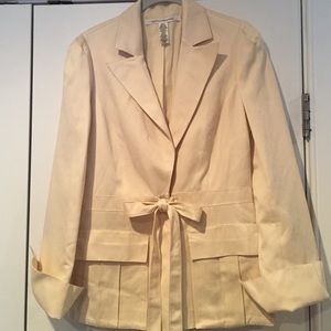 DVF silk blend blazer sz10