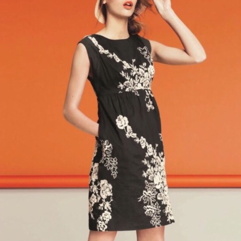 J Crew Embroidered Cotton Dress