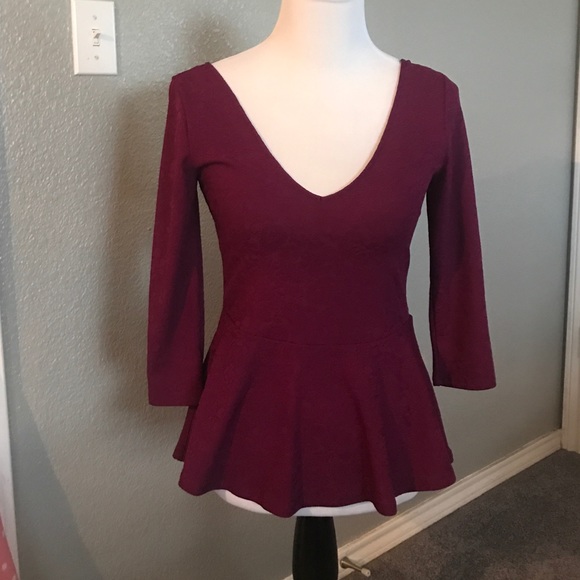 Peplum blouse