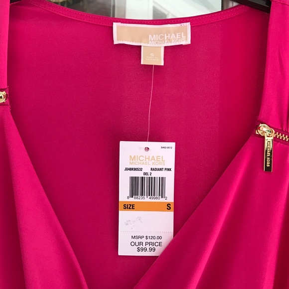 🚫🚫🚫SOLD🚫🚫🚫Pink Michael Kors dress - Picture 2 of 4
