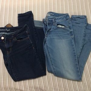 American eagle super stretch jeggings
