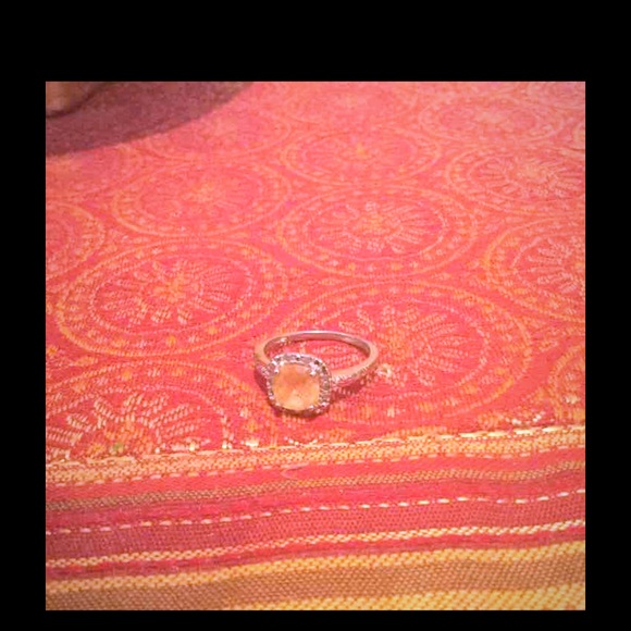 Citrine and diamond ring from Macy's