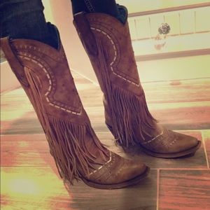 Corral Fringe Western Boots