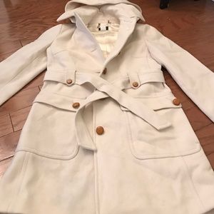 Jcrew winter white jacket