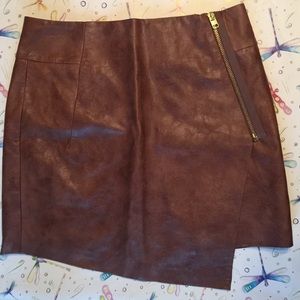 H&M Asymetrical Viscose Skirt Size 10.