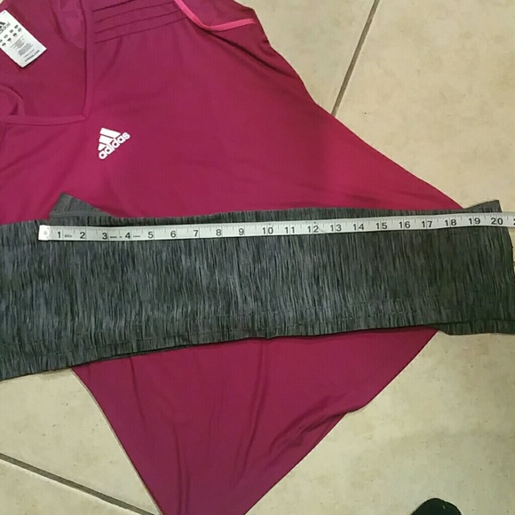 Women's Adidas workout top and 2 workout pants - Picture 3 of 4