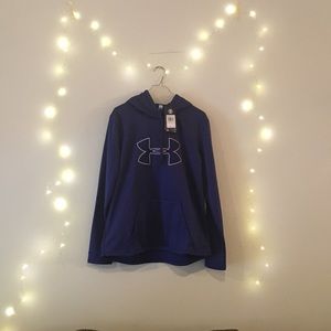 Navy under armour athletic hoodie